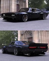 Matte Black 1969 Dodge Charger With Blower Pin On Low Famous