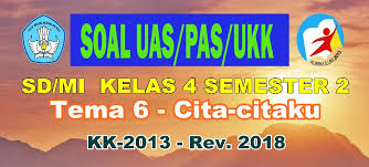 Maybe you would like to learn more about one of these? Soal Uas Pas Sd Mi Tema 6 Cita Citaku Kelas 4 Smt 2 Kk 2013 Revisi 2018 Info Pendidikan Com