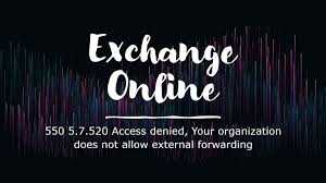 How to fix the error: 550 5.7.520 Access denied, Your organization ...