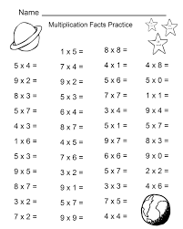 Single Multiplication Worksheets For Students Math Fact Worksheets Free Printable Math Worksheets Fun Math Worksheets