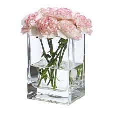 12 Pcs Clear Tall Rectangle Glass Modern Vase Wedding Centerpiece Floral Decor Ikea Vases Rectangle Vase Glass Vases Wedding