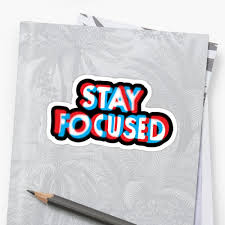 Stay Focused Sticker By Eric Zelinski Sticker Design Vinyl Sticker Transparent Stickers