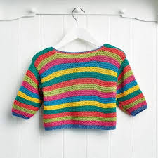 Check spelling or type a new query. Garter Stitch Rainbow Baby Jumper Knitting Patterns Let S Knit Magazine