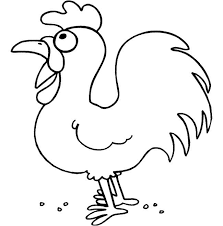 Our coloring pages are for personal use only. Chicken Template Animal Templates Free Premium Templates