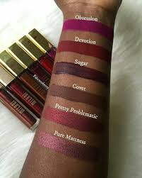 Milani More Matte Swatches Fabcocoberry I Need Them All Lipstick For Dark Skin Makeup Swatches Dark Skin Makeup