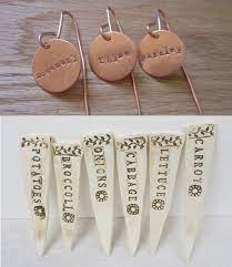 Learn how to make a garden sign that seals custom text between clear acrylic blanks. 25 Great Plant Markers Design Sponge
