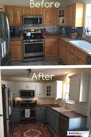 $100 diy kitchen makeover before and after, step by step process on how i transformed my kitchen for under $100. Diy Kitchen Remodel Ideas Diy Kitchen Renovation Cheap Kitchen Makeover Kitchen Diy Makeover