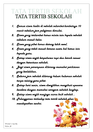 Hasil Gambar Untuk Tata Tertib Sekolah Sekolah Gambar