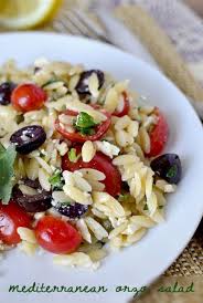 Mediterranean Orzo Salad Vegetarian Side Dish Recipes Vegetarian Side Dishes Recipes