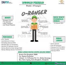 Info loker pos yang selalu update. Lowongan Kerja Pos Indonesia Bengkulu Februari 2021