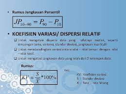 \ s=\sqrt {s^2}\ oleh karena itu, jika salah satu. Ukuran Penyebaran Variabilitas Pengukuran Dispersi Kemiringan Dan Keruncingan