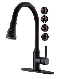 Best kitchen sink faucets 2018 honda. Online At Best Price Mqwox Matte Black Kitchen Faucet Bronze Modern High Arc Pull Out Kitchen Faucets Single Handle Stainless Steel Kitchen Sink Faucets With Pull Down Sprayer And Deck Plate Famous
