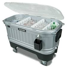 New Igloo Party Bar Cooler Huge 125 Quart Ice Chest Rolling Base Tabletop Party Bars Igloo Ice Ice Chest