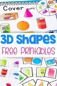 3d Shapes Free Printable Activities Shape Activities Kindergarten Shape Activities Preschool 3d Shapes Activities