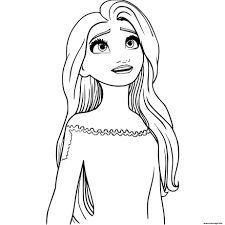 La suite tant attendu de la reine des neiges arrive sur vos écran le 20 novembre 2019l. Coloriage Elsa Reine Des Neiges 2 Studio Disney Par Gianluigi Piludu Dessin La Reine Des Neiges 2 A Imprimer