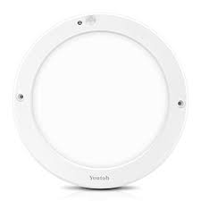 Other ceiling lights, including those with an external motion sensor, can have their motion detectors directed at a specific area. Youtob Motion Sensor Led Ceiling Light 15w 1100lm Flush Mount Round Lighting Fixture For Stairs Porches Closets Buy Online In Luxembourg At Luxembourg Desertcart Com Productid 70492410