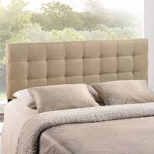 This upholstered bed brings hotel luxury to your bedroom. Modway Lilly Tufted Linen Headboard Bed Bath Beyond