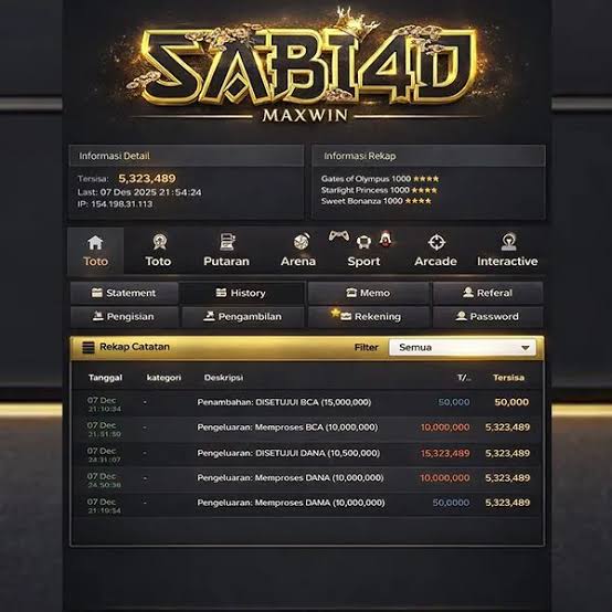 SABI4D Link Alternatif Login & SABI4D Daftar BO Slot Online Terpercaya