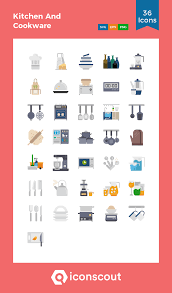 Download Kitchen And Cookware Icon Pack Available In Svg Png Icon Fonts Icon Pack Icon Cookware