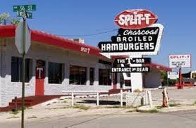 Split T Restaurant 56th Northwestern Blvd Was The Very Best Hamburger Spot In Okc Oklahoma The Original Split T Retro Signage Oklahoma History Old Signs