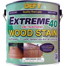 However, i wouldn't worry about primer with raw wood; Defy Extreme 40 Wood Stain Driftwood Gray Gal Def 300531