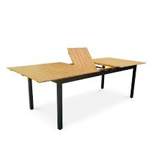 Magasinez parmi notre gamme de meubles, tables à manger de jardin, tables d'appoint, tables avec foyer et plus pour votre espace extérieur chez canadian tire. Table De Jardin En Bois Aluminium Extensible 200 250cm Avec Rallonge Sevilla