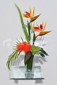 Bird Of Paradise Silk Flower Arrangement Tropical Artificial Bird Of Paradise And Succulent Floral Table Arrangement Tall Floral Arrangements Tropical Flower Arrangements Tropical Floral Arrangements