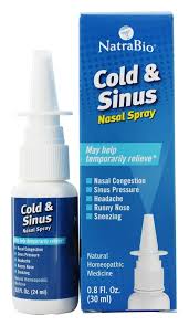 Nasal sprays are a great way to decongest the nose and can help you a lot if you have a cold or the flu. Buy Natrabio Cold Sinus Nasal Spray 0 8 Fl Oz At Luckyvitamin Com