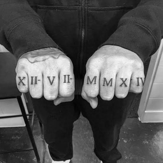 101 Roman Numeral Tattoos for Men