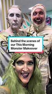 This Morning Halloween Monster Makeover Behind the Scenes