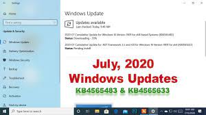 Kb4565483 Kb4565633 Cumulative Update For Windows 10 Version 1909 For X64 Based Systems July 2020 Youtube