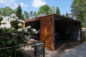Your new garage container can be insulated, and is available with special cladding both inside and out. Ein Container Als Garage Containerbasis De