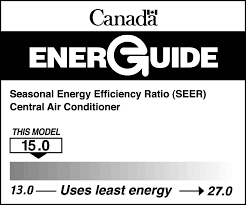 Stay cool by looking for the label and chill out with energy star. Central Air Conditioners Energuide