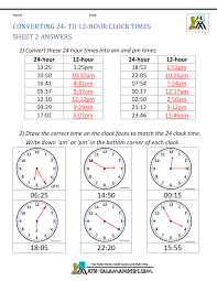 24 hour clock in french worksheet printable worksheet template. 24 Hour Clock Conversion Worksheets