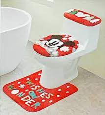 Ver más ideas sobre juegos de baño, juegos de baño navideños, decoración navideña. Juego De Bano Mickey Mouse Navidad 3 Pieza Medida Standar Mercado Libre