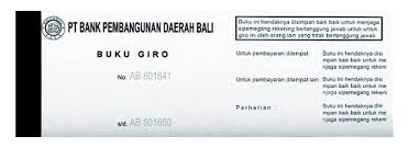 Fotokopi kartu identitas ktp, paspor dan kims atau kitas (wna). Giro Bali Dwipa