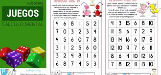 Inicio etiquetas juegos mentales matematicos. Juegos De Calculo Mental Hasta 10 Y Hasta 20 Aula Pt
