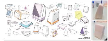 Using primitive shapes to draw products. Vibo Major Project Teng Design