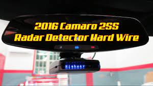 In order to make our list of best radar detectors of 2021, each unit had to match or exceed the following criteria: 2016 Camaro 2ss Radar Detector Hard Wire Youtube