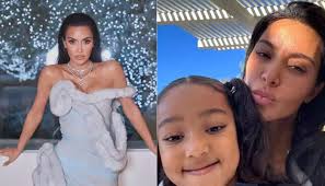 Kim Kardashian's Unedited, Filter-Free Selfies Featuring Wrinkles Posted By  Her Daughter, North West