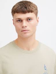 Solid Camisa 'Ismail' em Bege