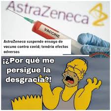 The best meme creator online! Usuarios Toman Con Humor La Suspension De Los Ensayos De Astrazeneca Y Llenan Redes Con Memes Sinembargo Mx