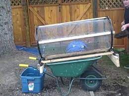 Compost Sifter Will Tumble Out Larger Pieces Leaving Wheelbarrow Filled With Rich Ready Compost Also Removes Rocks From D Compost Tumbler Compost Diy Compost