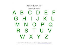 Free Printable Alphabet Chart Pdf Abc Chart Alphabet
