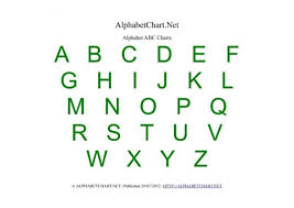 free printable alphabet chart pdf abc chart alphabet