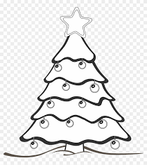 Xmas Tree Clipart Black And White Draw A Christmas Tree Free Transparent Png Clipart Images Download