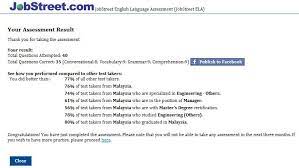 Jobstreet english language assessment (jobstreet ela) your assessment result thank you for taking the assessment your result: Jobstreet English Language Assessment Work View Jobstreet English Language Assessment Jela Pictures There Were Ten Questions In Each Category