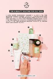 Korean Routine For Oily Skin Miin Cosmetics In 2020 Beauty Routine For Oily Skin Korean Skincare Routine Oily Skin