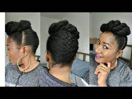 In addition, curls are less tangled in the process of 2021 updo hairstyles for black hair make the image brighter and help to draw attention to the complexion: Natural Hair Easy Protective Style Updo Short Medium Length Tutorial 1 Youtube Natural Hair Styles Braided Hairstyles Updo Natural Hair Braids