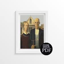 Maybe you would like to learn more about one of these? American Gothic Cross Stitch Pattern The Art Of Cross Stitch